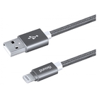 Cabo Lightning De Carga E Sincronismo C/3 M P/ Apple  - Prata