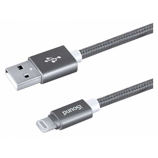 Cabo Lightning De Carga E Sincronismo C/3 M P/ Apple  - Prata