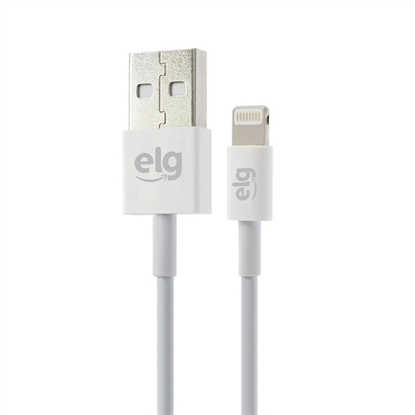 Cabo Lightning Para Recarga E Sincronização 1 Metro - Elg