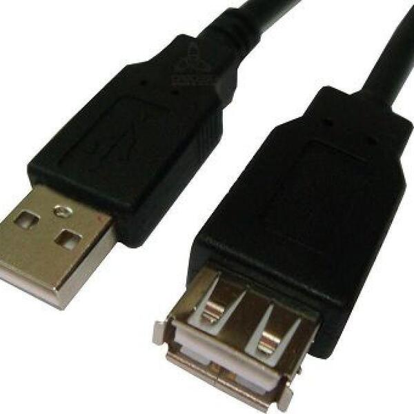 Cabo Md9 Ext Usb 2.0 Amaf 5.0m Preto Niquelado