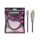 Cabo Micro Hdmi X Hdmi 3 Metros 2.0 19p 4k Live Câmera Dslr