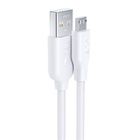 Cabo Micro Usb C Para Usb A 1hora 2.1a Macho 2m Branco
