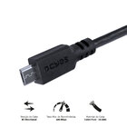 Cabo Micro Usb Para Usb A 2.0 Para Celular 2 Metro Preto - Pm