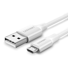 Cabo Micro Usb Ugreen Para Usb 2.0 Macho 2 Metros Branco