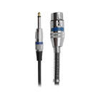 Cabo Microfone E Violão Xlr Cannon Fêmea P10 Mono 5 Metros