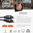 Cabo Óptico 7.1 Multi-chanel 3 Metros T5018hd Elg