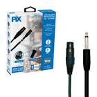 Cabo P10 Mono Para Xlr Fêmea 10 Metros Profissional
