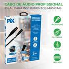 Cabo P10 Mono Para Xlr Fêmea 2 Metros Profissional
