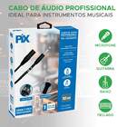 Cabo P10 Mono Para Xlr Macho 10 Metros Profissional