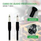 Cabo P10 P10 Mono 100% Cobre Para Instrumentos - 10 Metros