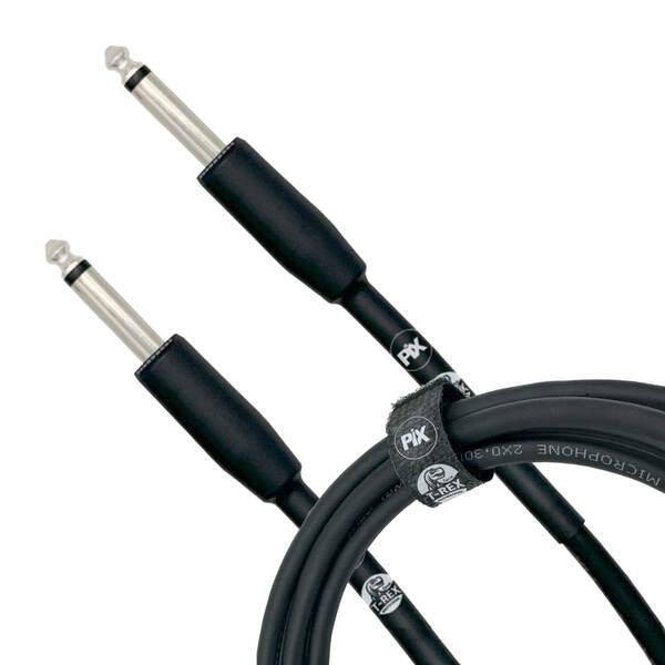 Cabo P10 P10 Mono 100% Cobre Para Instrumentos - 10 Metros