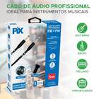 Cabo P10 P10 Mono 100% Cobre Para Instrumentos - 5 Metros