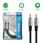 Cabo P2 Fitz - P2 + P2 Estereo Plug Metal - 3m