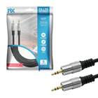 Cabo P2 Fitz - P2 + P2 Estereo Plug Metal - 5m