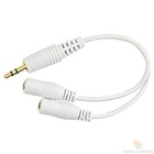 Cabo P2-macho Estéreo Y 2 J2 Mono