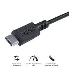 Cabo Para Impressora Usb Tipo C Para Usb B 3.0 1 Metro Preto