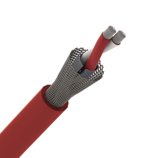 Cabo Para Microfone Santo Angelo Sc-30 Balanceado Vermelho 10