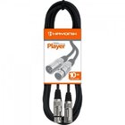 Cabo Para Microfone Xlr(f) X Xlr(m) 10m Player Preto Hayonik