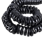 Cabo para Telefone Espiral 4x4 1,5Metros Preto A.Santos