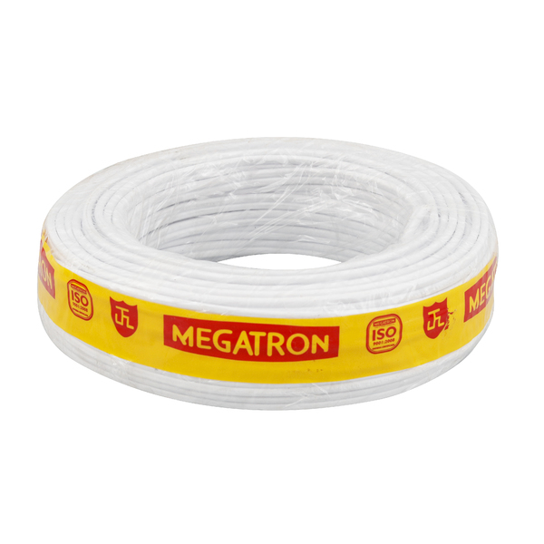 Cabo Paralelo  2x1,5mm 25Metros Branco Megatron