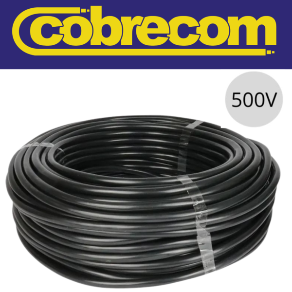 Cabo Pp 2 Vias Fio De Energia Antichamas 2x1,50mm Com 55 Metr