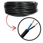 Cabo Pp 2 Vias Fio Eletrico Preto 2x4,00mm Com 15 Metros