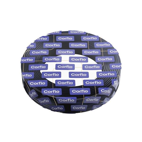 Cabo Pp Corfio 4x1,0mmx100m Rolo 500v Preto