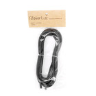 Cabo Pp Elétrico Emborrachado Cor Preto Rolo Com 2m