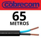 Cabo Pp Flexivel De Energia 2x1,00mm De 65 Metros