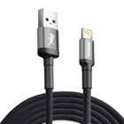 Cabo Premium Para Iphone E Ipad Reforçado 1 5m Viribus - Preto