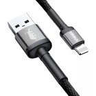 Cabo Premium Para Iphone E Ipad Reforçado 1 5m Viribus - Preto