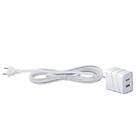 Cabo Prolongador com Tomada USB A + C 3M Branco Force Line