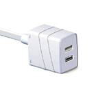 Cabo Prolongador com Tomada USB A + C 3M Branco Force Line