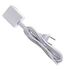 Cabo Prolongador com Tomada USB Duplo A 3M Branco Force Line