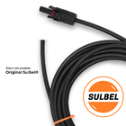 Cabo Pv 6mm² 4 Metros Mc4 Ligação Painel Solar S/tubular - Su