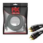 Cabo Rca 3 Metros 6mm Blindado Ouro Automotivo Profissional