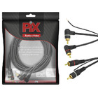 Cabo Rca 90º 5 Metros 4mm Blindado Automotivo Profissional