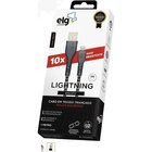 Cabo Recarga Lightning Nylon Sinc. Branco - Elg
