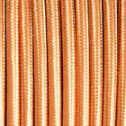 Cabo Revestido Em Tecido Rayon Cobre