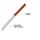 Cabo Silicone 200G 750Vca Branco 0,75 Mm² 100 Metros