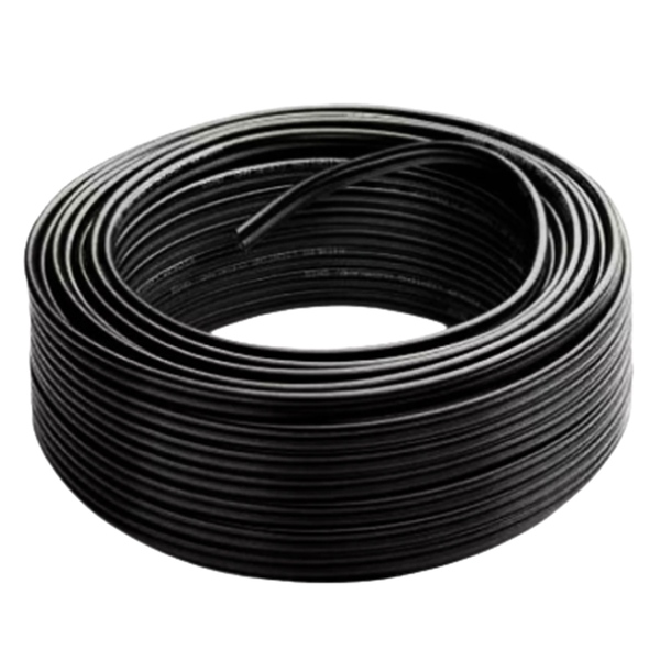 Cabo Solar Fotovoltaico 4mm Preto Rolo 50 Metros Preto