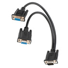 Cabo Splitter Vga Y Para Dois Monitores Vga Macho X 2 Fêmea