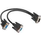 Cabo Splitter Vga Y Para Dois Monitores Vga Macho X 2 Fêmea