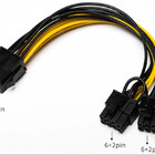 Cabo Splitter Y Energia Pci-e 8 Pinos 2x Pci-e 8pin Gpu