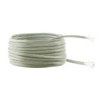 Cabo Telefone Liso 10 Metros Blindado Antirruído - Cinza