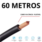 Cabo Unipolar Anti-chamas 25mm Com 60 Metros