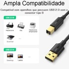 Cabo Usb 2.0 A/b Impressora 2 Metros Ugreen