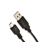 Cabo Usb 2.0 Usb A Macho + Mini Usb (v3) 2.0 - 1.80m - Preto