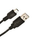 Cabo Usb 2.0 Usb A Macho + Mini Usb (v3) 2.0 - 1.80m - Preto