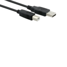 Cabo Usb 2 Metros Usb A Macho X Usb B Macho 2.0 Preto - 5+